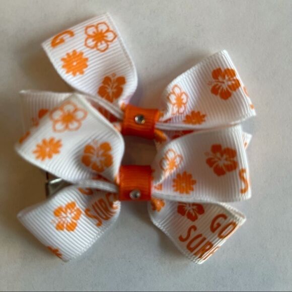 Bow pair hair bows accessories Gone surfing NEW - Picture 4 of 16